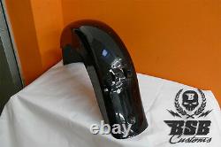 Fender Back Softail Deluxe, Flstn, Harley Davidson, Black, Brilliant, Bsb