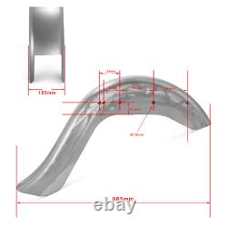 For Harley 1986-2017 STEEL Extended Rear Fender 6 Softail Classic FLSTC