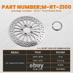 Front 11.5' Disc Brake Rotor for Harley-Davidson Softail 2000-2015