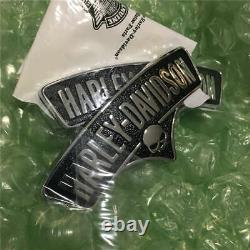 Harley Cvo Breakout Fuel Tank Emblems Badge Chrome Skull Softail Dyna Street Bob