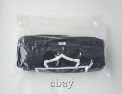 Harley-Davidson Dyna, Softail & V-Rod Black & Orange Motorcycle Cover