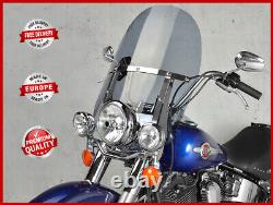 Harley Davidson FLSTC Heritage Softail Classic 2012-2017 Chopper Windshield