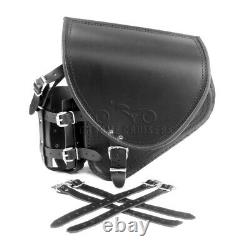 Harley Davidson For Black Leather Oscillating Bag Side Bag - Support