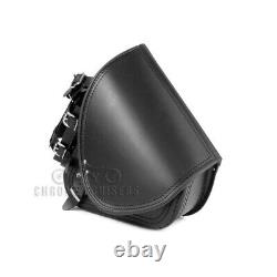 Harley Davidson For Black Leather Oscillating Bag Side Bag - Support