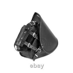 Harley Davidson For Black Leather Oscillating Bag Side Bag - Support