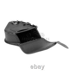 Harley Davidson For Black Leather Oscillating Bag Side Bag - Support