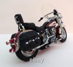 Harley-Davidson Heritage Softail Classic 1986 Franklin Mint Moto 1/10 New Condition
