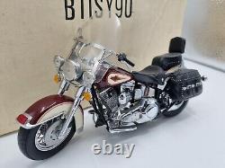 Harley Davidson Heritage Softail Classic Motorcycle 1/10 Franklin Mint B11sy90