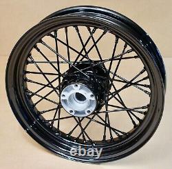 Harley Davidson Original 40-Spoke Rear Wheel Rim Black 16x3 Softail