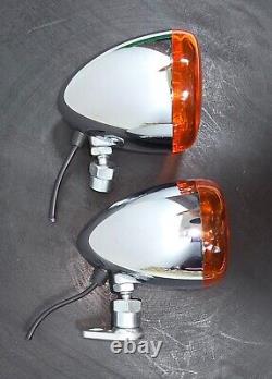 Harley Davidson Original Turn Signal Chrome Softail Dyna Sportster HDI