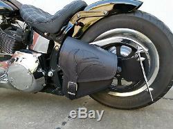 Harley Davidson Softail 1981-2019 Black Eagle Black Bag Oscillating Hd