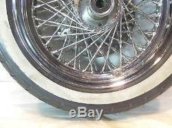 Harley Davidson Softail Heritage Classic Evo Chrome Laced Wheel Front Wheel