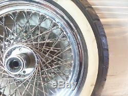 Harley Davidson Softail Heritage Classic Evo Chrome Laced Wheel Front Wheel