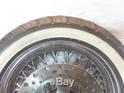 Harley Davidson Softail Heritage Classic Evo Chrome Laced Wheel Front Wheel