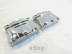 Harley Davidson Touring Dyna & Softail Chrome Cylinder Head Rocker Boxes