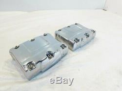 Harley Davidson Touring Dyna & Softail Chrome Cylinder Head Rocker Boxes