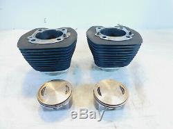 Harley Davidson Touring Dyna & Softail Twin Cam 96 Black Cylinders & Pistons