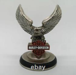 Harley Davidson Watch Shell Franklin Mint Legacy Softail On Eagle Base