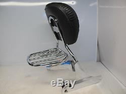Harley Fxst Oe Softail Fatboy Chrome Detachable Backrest Oem 06-l 200mm Tire
