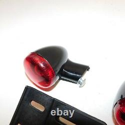 Harley Oem Fxbr M8 Breakout Softail Rear Flashlights With / License Flat