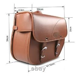 Horsebag For Harley Davidson Softail Slim Kentucky 30l Brown Pair