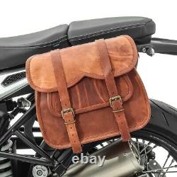 Horsebag For Harley Davidson Softail Slim / Standard Sv1b Brown