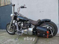 Hulk Orange Side Pocket Suitable for Harley Davidson Softail Fatboy