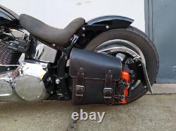 Hulk Orange Side Pocket Suitable for Harley Davidson Softail Fatboy