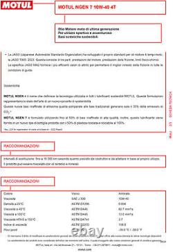 Interview Motul NGEN7 10W40 Oil for Harley Davidson Softail Springer 2008