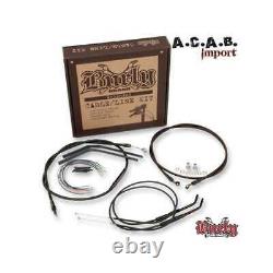 Kit Extension Burly Cable For Ape + 18'' For Softail Fxst Harley Davidson Of 2