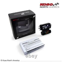 Koso D2 Multifunction Meter for Harley Davidson Dyna, Softail, 883 (04-13)