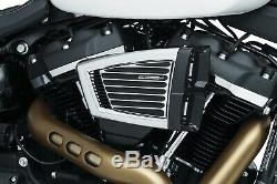 Kuryakyn Hypercharger Es For Harley Softail Models Chrome & Black 2018 9377