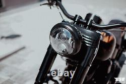 LED Headlights 7 With Parking Light + This Harley Davidson Softail Fat Boy