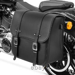 Lateral Bag And Support For Harley Davidson Softail 1988-2017 Amarillo 36l