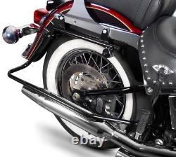 Lateral Bags + Supports For Harley Heritage Softail Classic 88-17 Lb