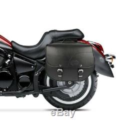 Lateral Kentucky Case For Harley Davidson Softail Custom (fxstc) Black