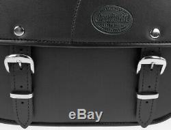 Lateral Kentucky Case For Harley Davidson Softail Custom (fxstc) Black