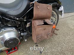 Lateral Pocket Hulk Braun Harley Davidson Softail Baggage Bagsail 1981-2019