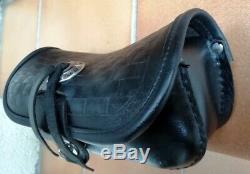 Leather Bag From Windshield Harley Davidson Softail Springer Heritage Classic
