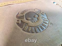 Light Brown Diablo Suspension Bag Compatible with Harley Davidson Softail