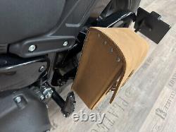 Light Brown Odin Saddle Suitable for Harley Davidson Softail Swing Arm Saddlebag