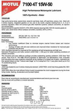 Maintenance of Motul 7100 15W50 Oil for Harley Davidson