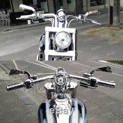 Mirror Style Ax Chrome With Led For Harley-davidson Softail Deluxe