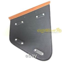Mono Ledrie Universal Bag Leather Brown 12litri For Harley Davidson Softail