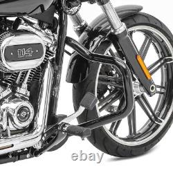 Mustache Cylinder Cover for Harley Davidson Softail 18-24 Black