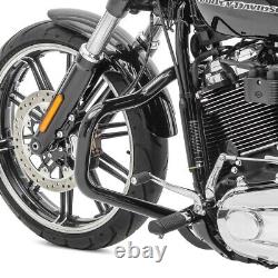 Mustache Cylinder Cover for Harley Davidson Softail 18-24 Black