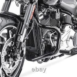 Mustache Cylinder Cover for Harley Davidson Softail 18-24 Black