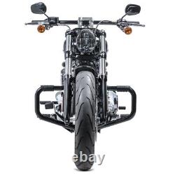 Mustache II Cylinder For Harley Davidson Softail 18-21 Black Et15