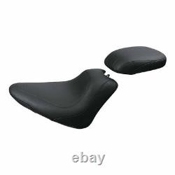 Mustang Large Tripper Solo Seat in Black, for Harley-Davidson FLS/S, FXS 11-17