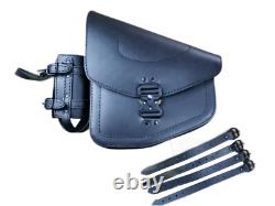 ODIN Blackline Side Bag Compatible With Harley Davidson Softail Limited
